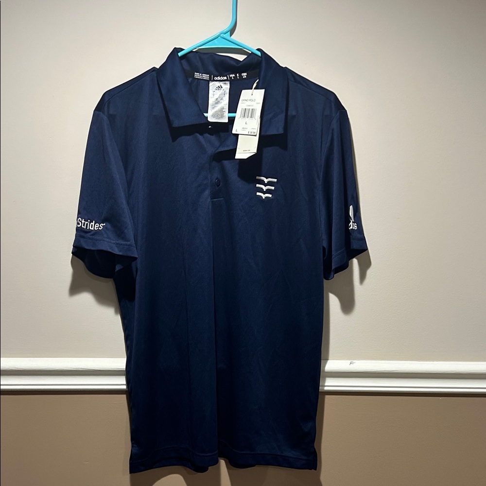 adidas Dark Blue Polo Shirt